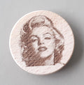magnet marilyn monroe en bois