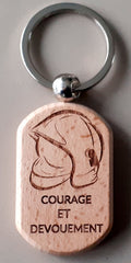 porte clef casque de pompier