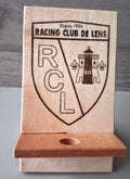 support pour telephone avec logo de foot lens
