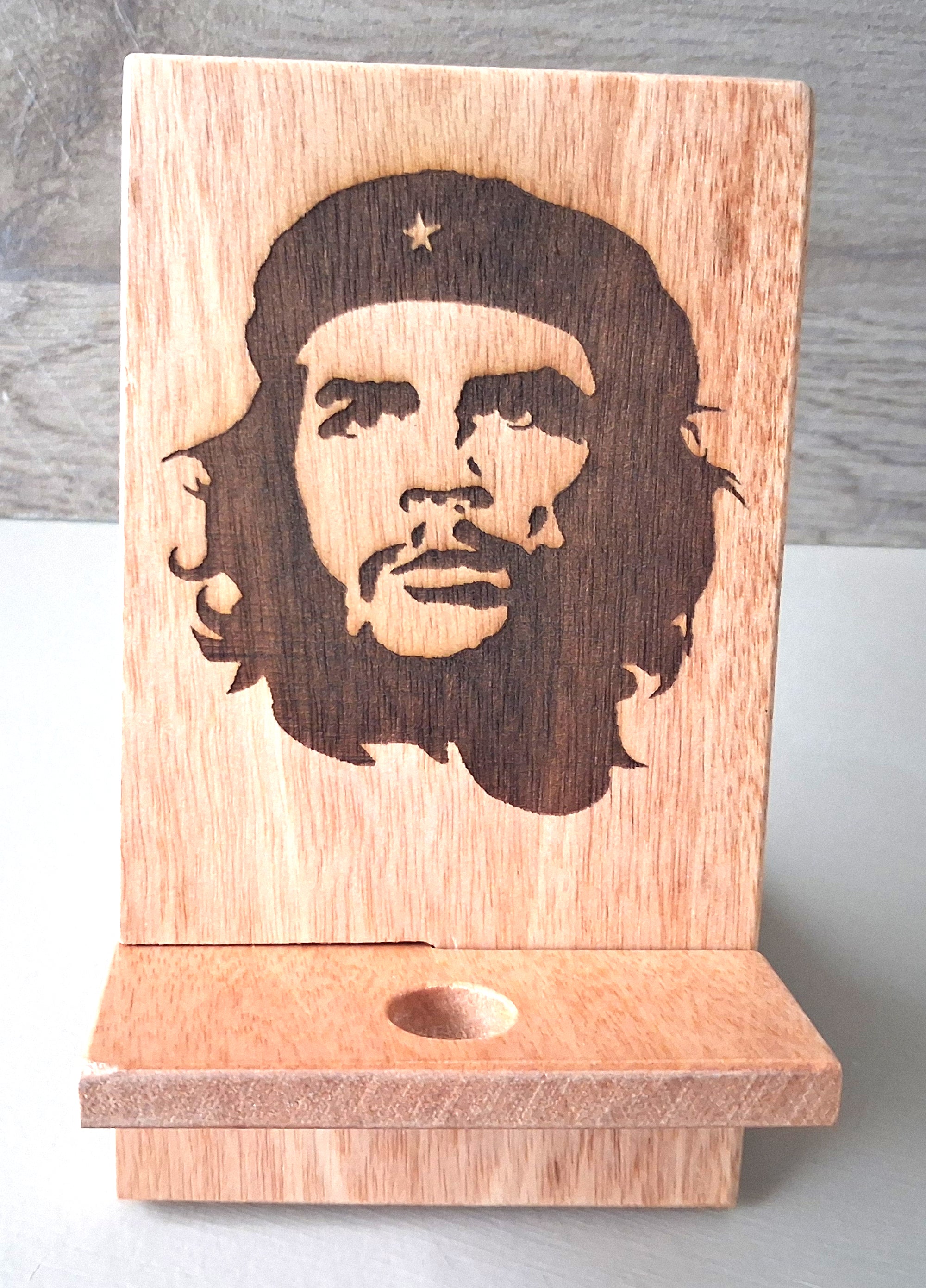 support pour telephone avec motif du che guevarra