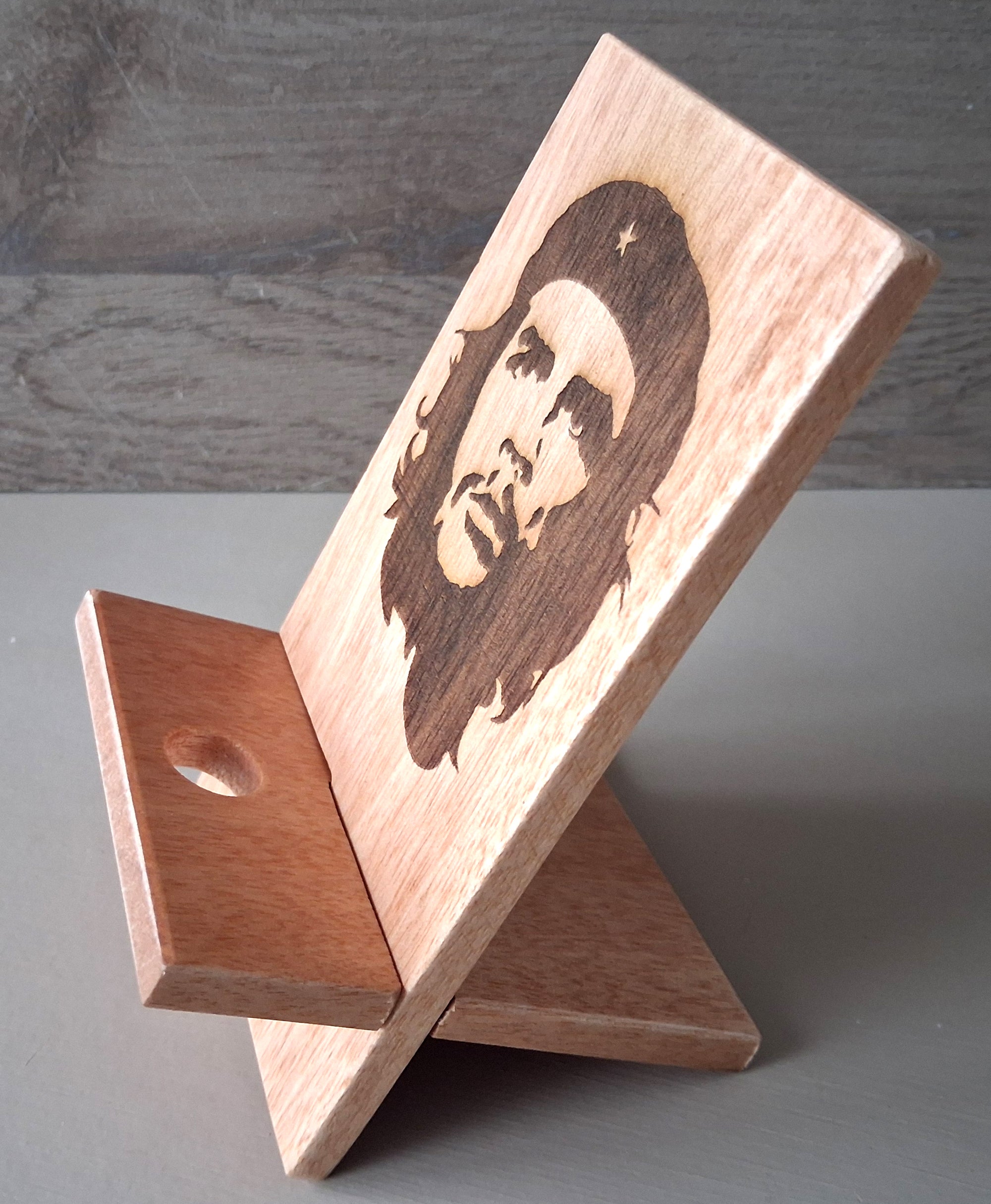 support pour telephone avec motif du che guevarra