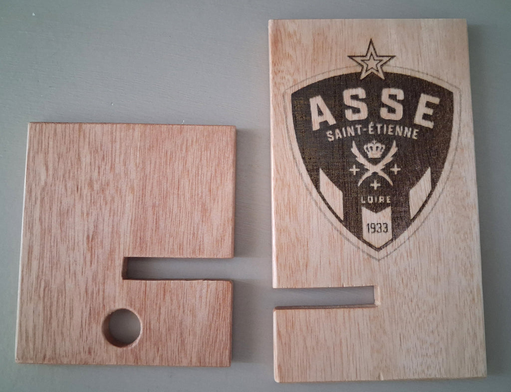 support pour votre telephone avec motif foot de st etienne