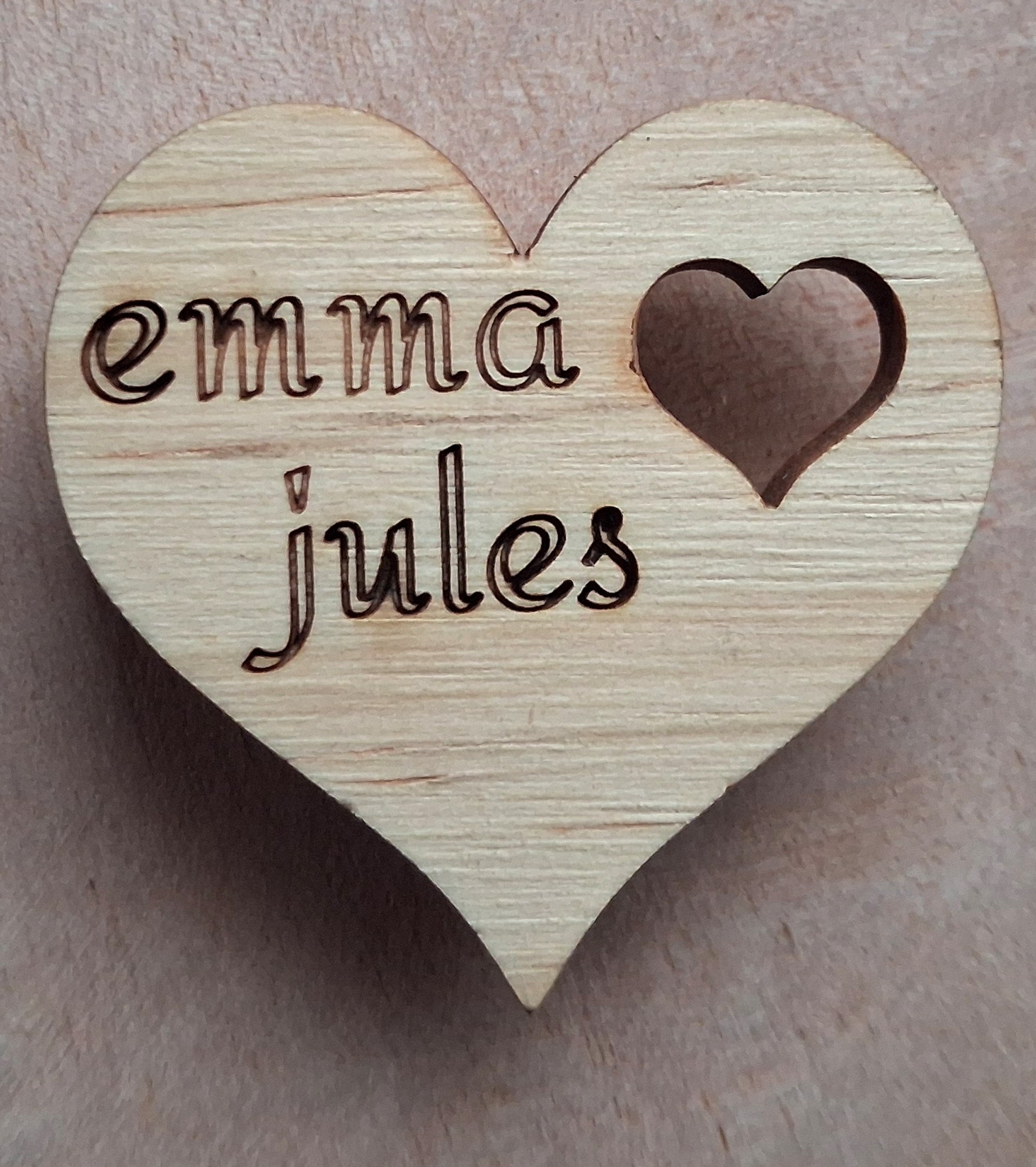 le coeur des amoureux personnalisable