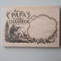 Plaque chasseur - Gravure personnalisée