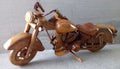 Maquette Harley Davidson en Bois de Palissandre Vernis - Réplique Moto Légendaire