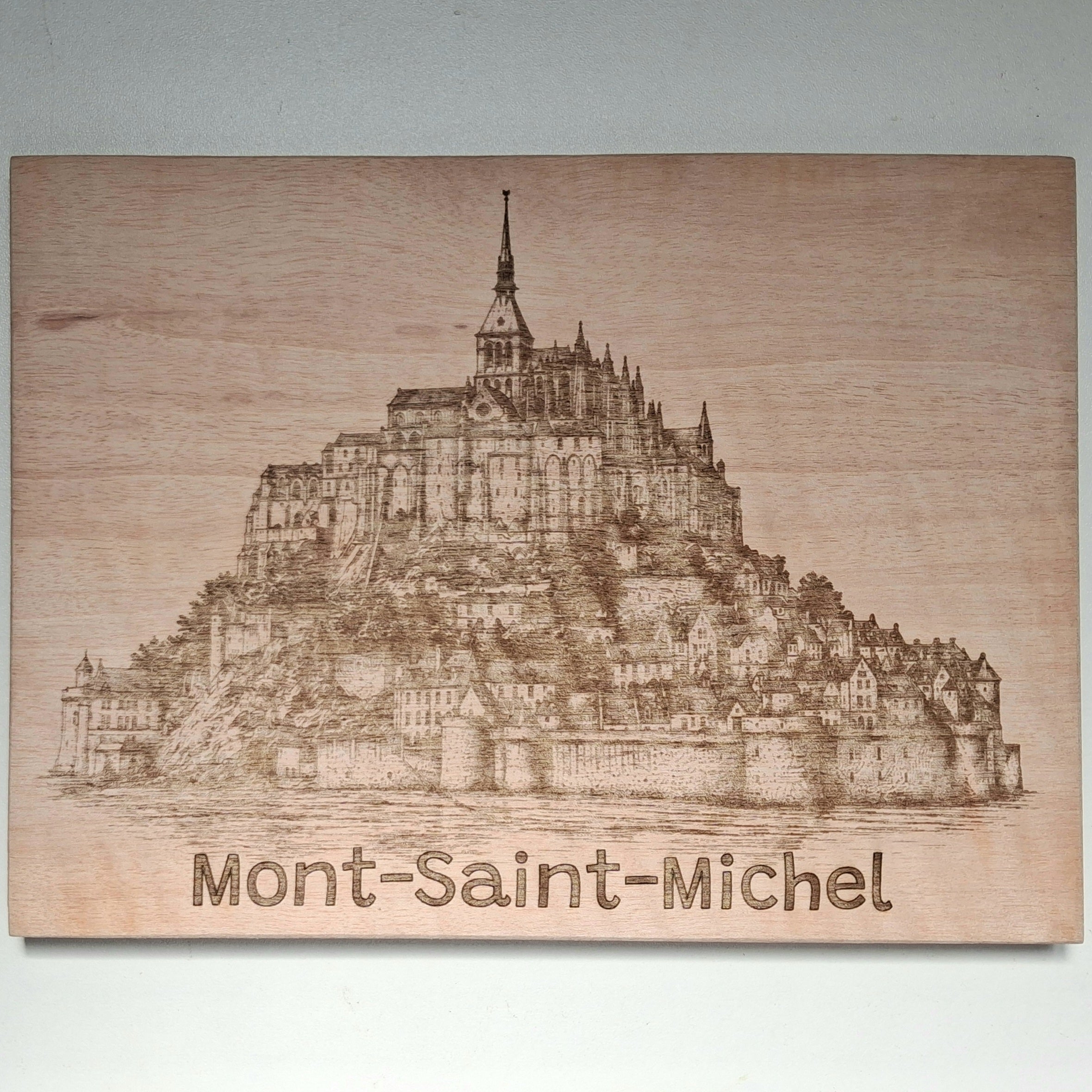 plaque murale mont saint michel